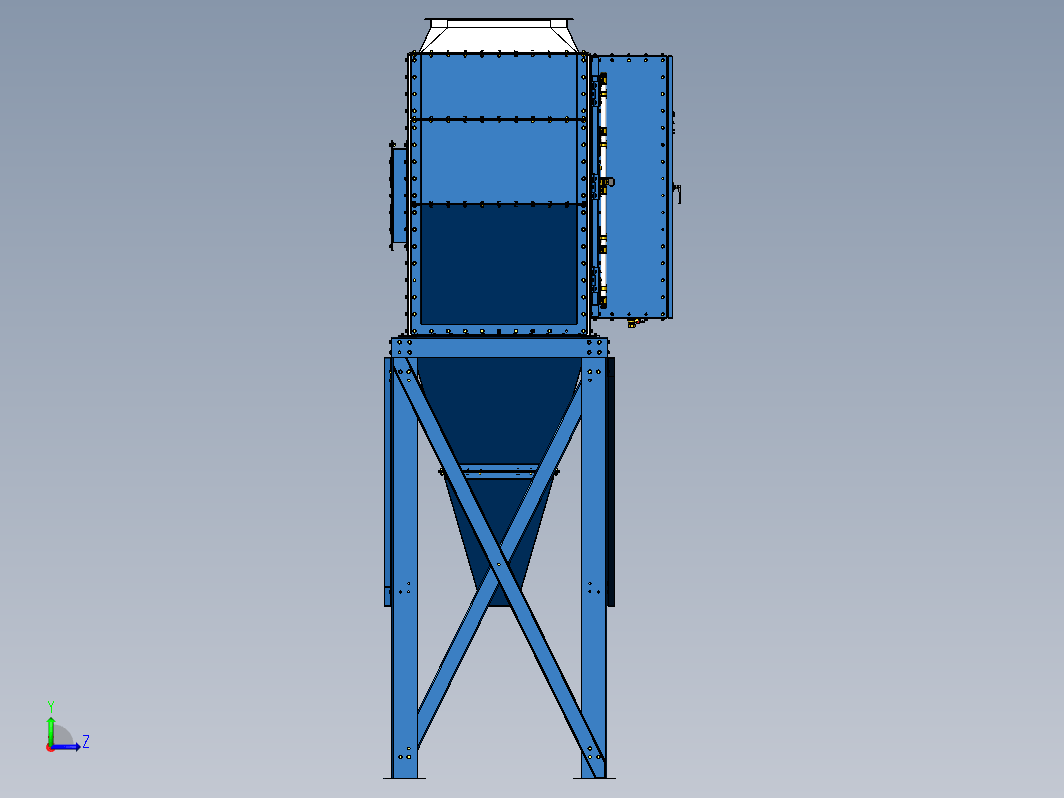 袋式除尘器 SBF-42-20-OH 1 料斗