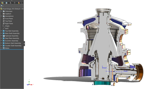 圆锥破碎机 Cone crusher GP500s
