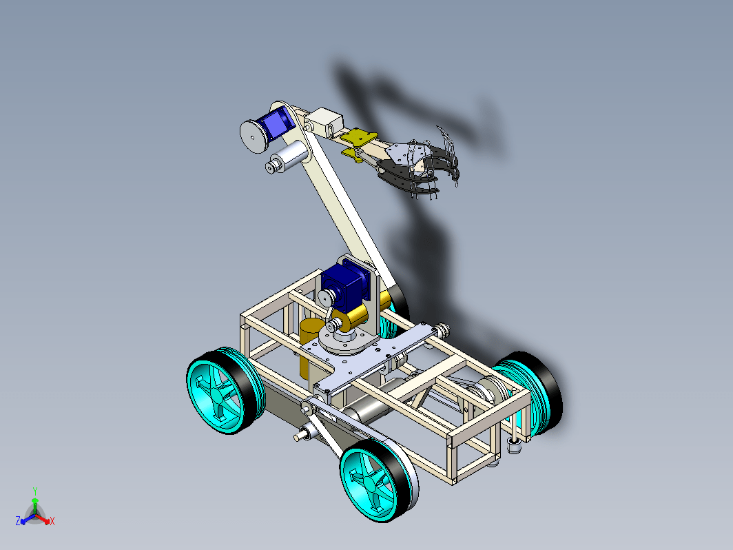 Harvesting Tomato Robot番茄收获机器人