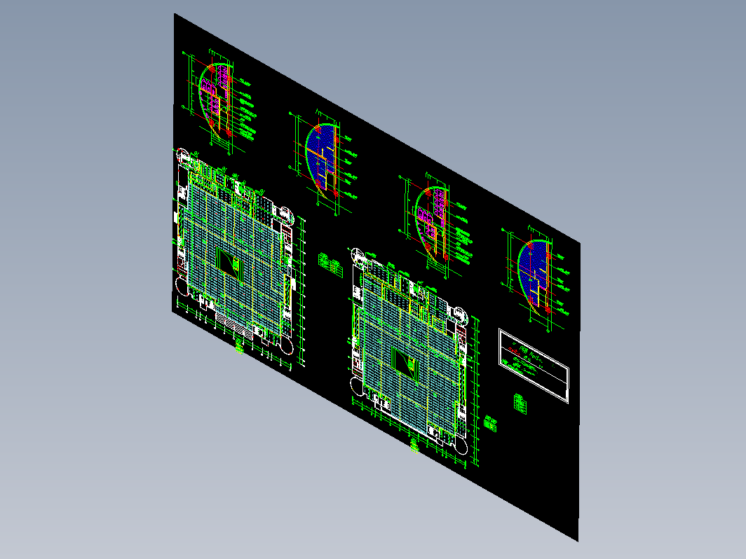 藏式宾馆建筑施工图二