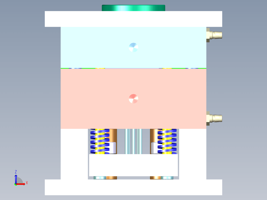 吉他卷弦器外壳注塑模具设计-一模两腔三维UG11.0带参+CAD+说明书