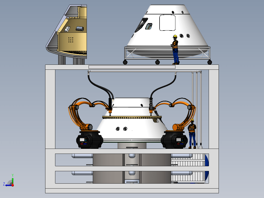 NASA载人航天器生产车间比赛建模