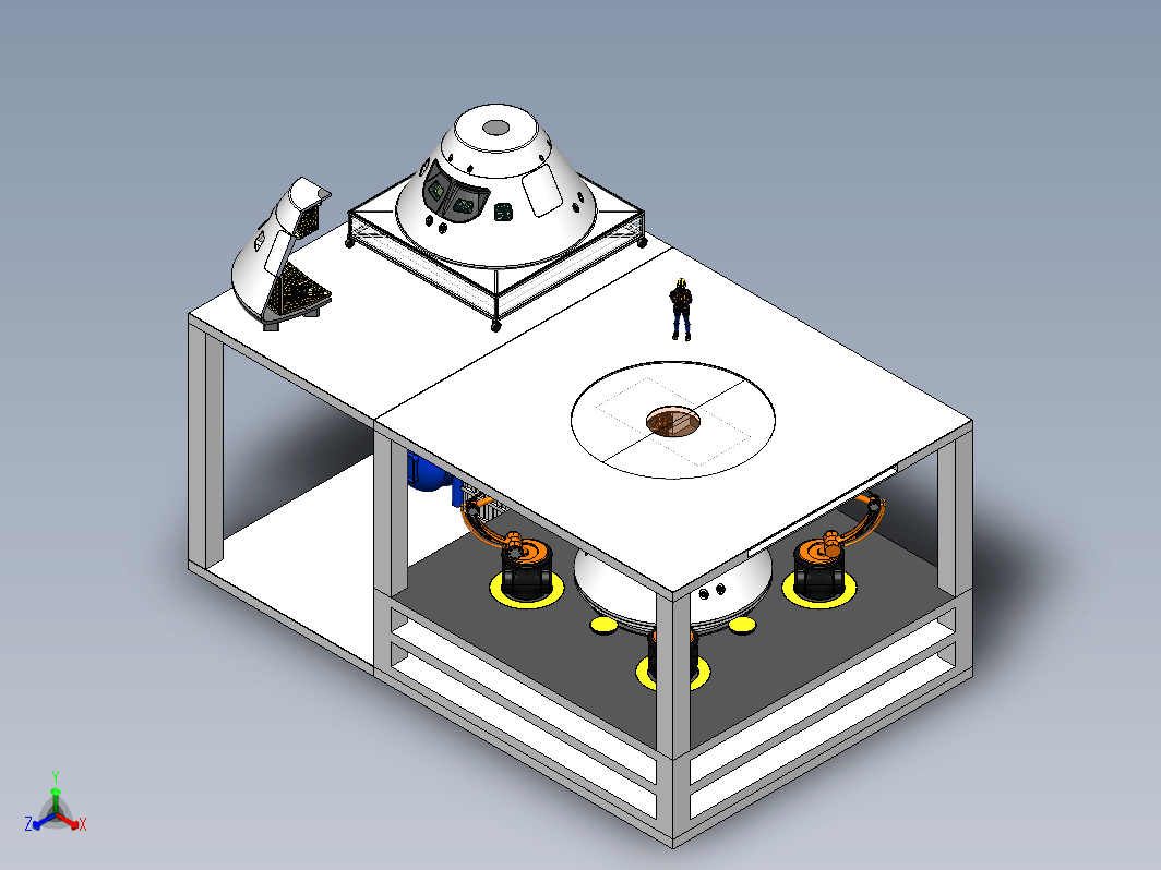 NASA载人航天器生产车间比赛建模