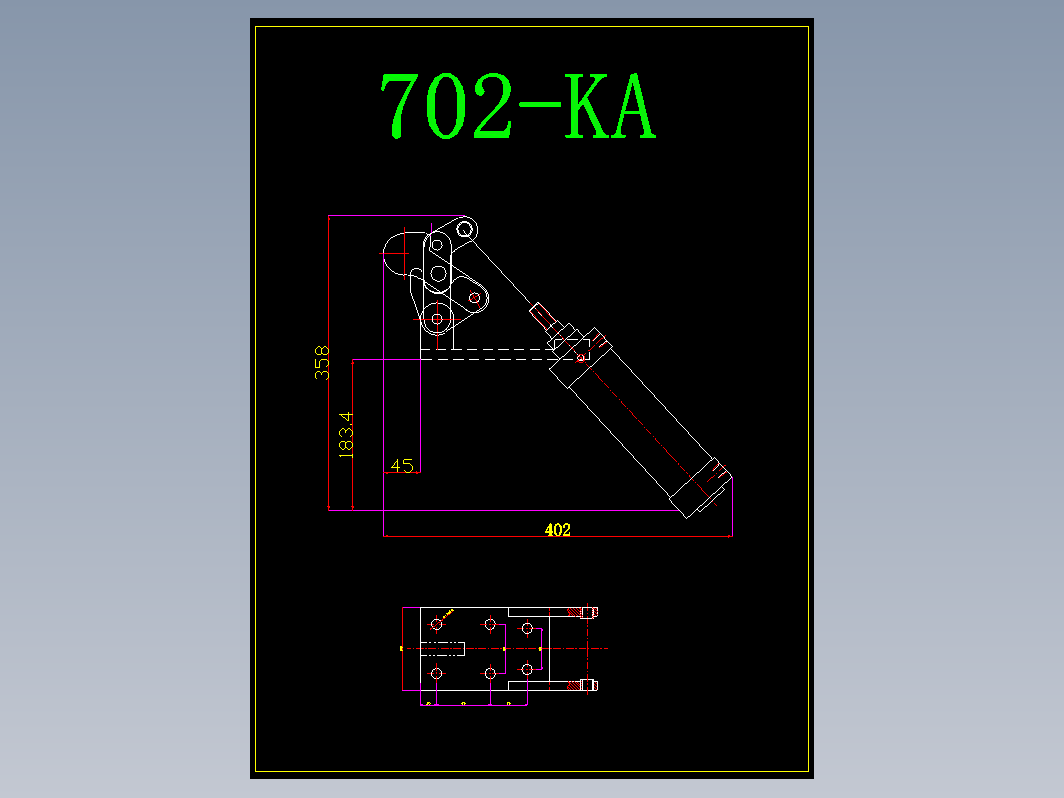 垂直式肘夹-q-702-KA