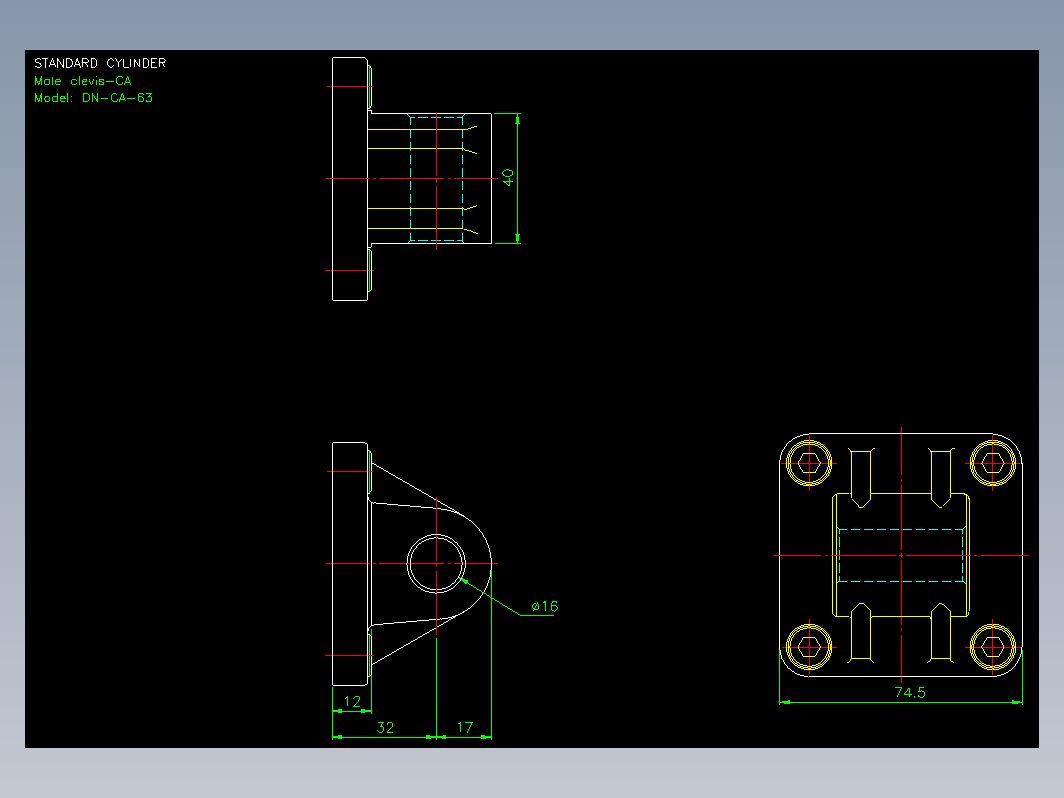 气缸 63CA