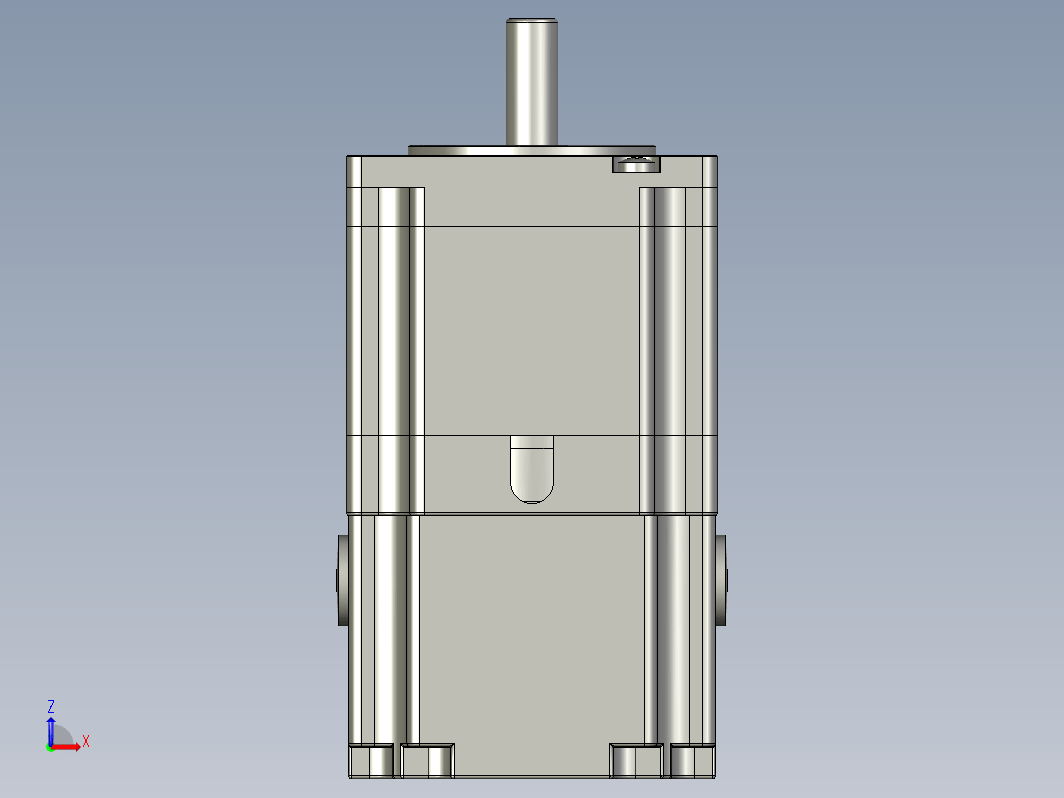 YK57HB56-04A-SC  57mm两相步进刹车电机（3D）