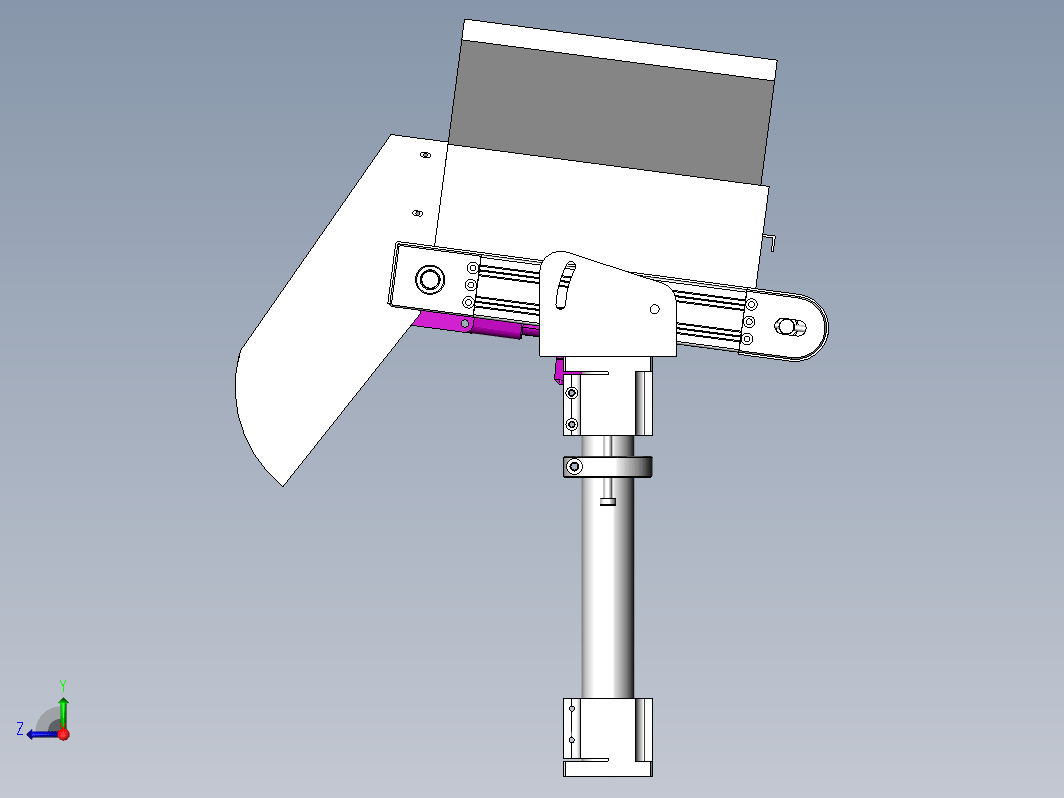 ZCK06系列物料电动补料仓3D SW零件图