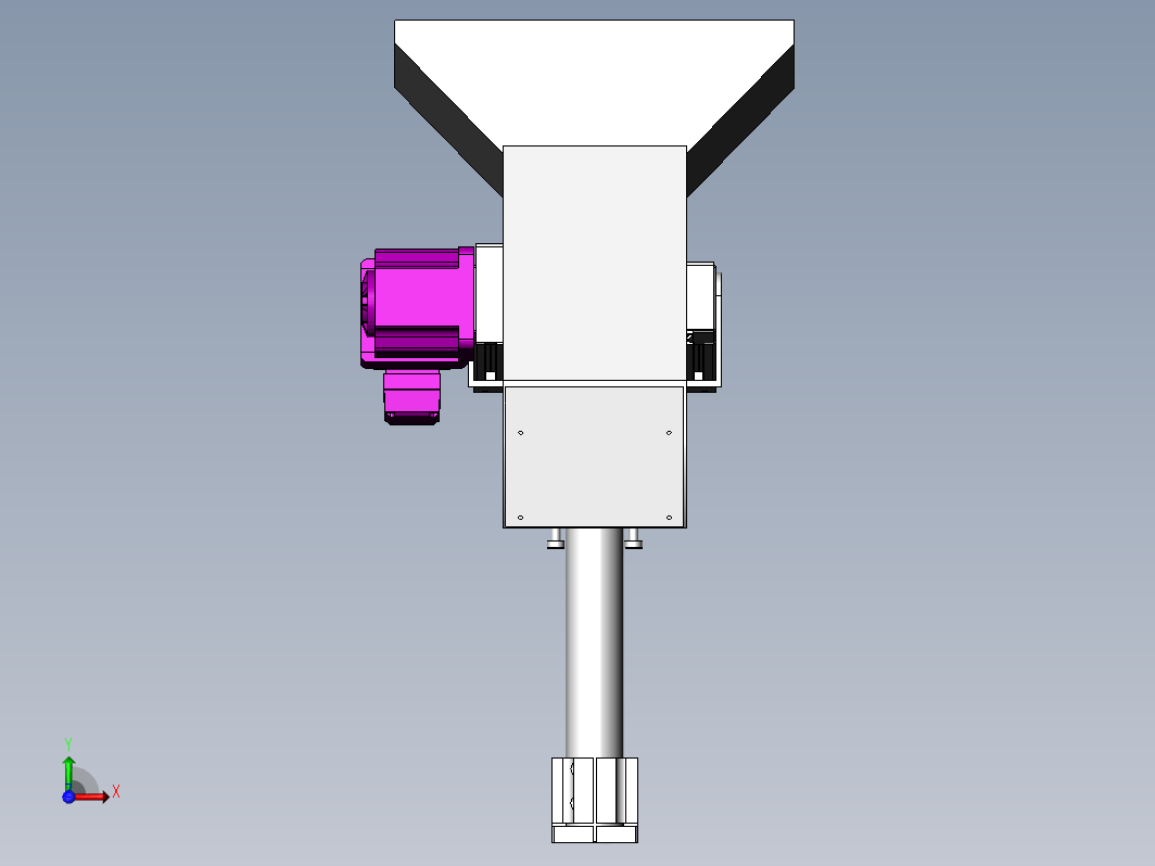 ZCK06系列物料电动补料仓3D SW零件图