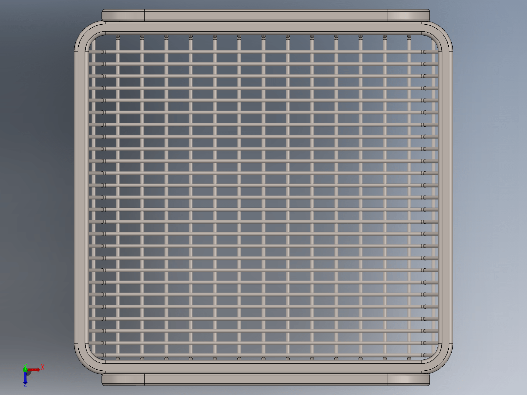 SOLIDWORKS 中的蔬菜架