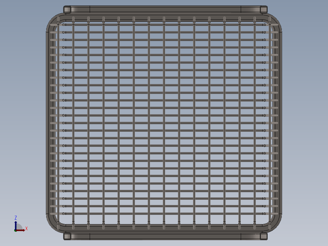 SOLIDWORKS 中的蔬菜架