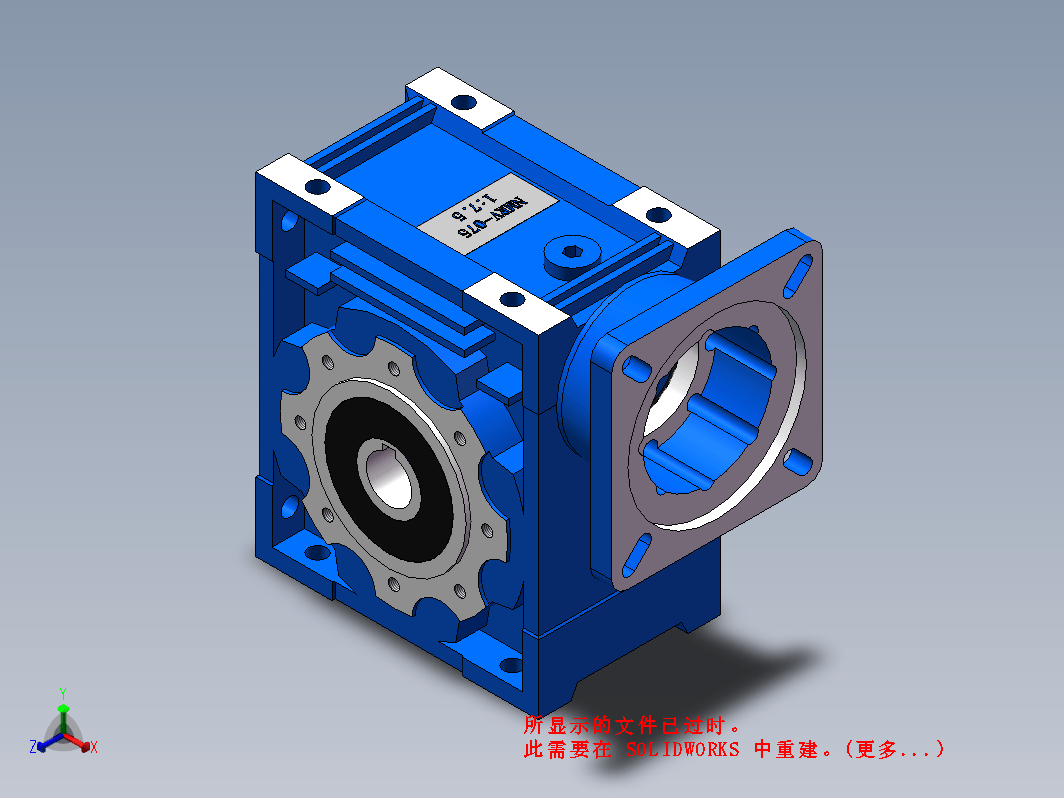 RV75涡轮蜗杆减速机，标配ECMA-E11315RS(SS)台达伺服电机