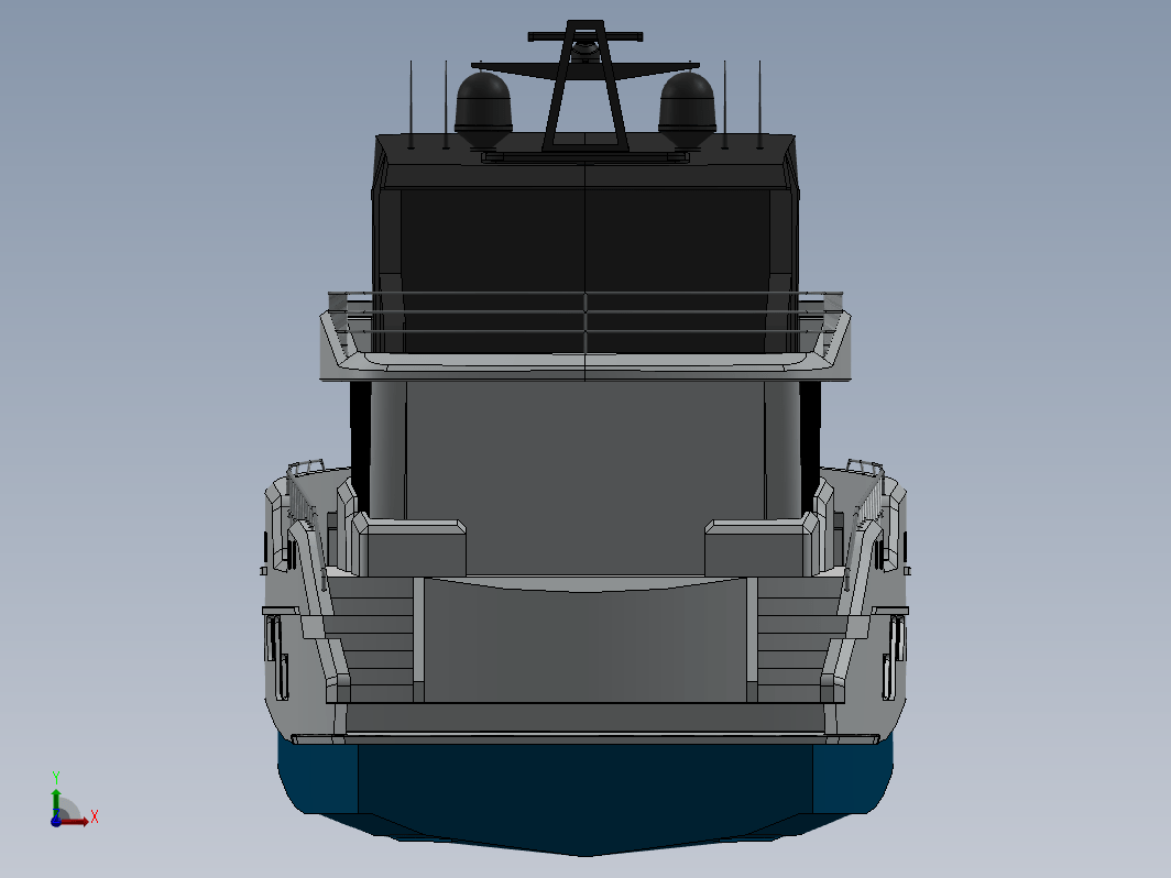 CLX96游艇模型