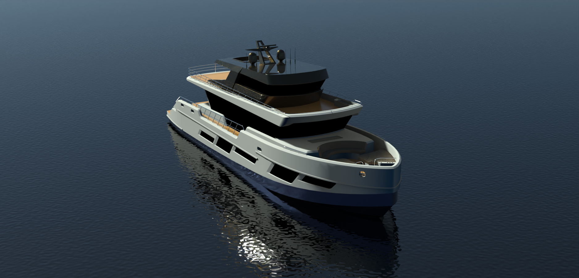 CLX96游艇模型