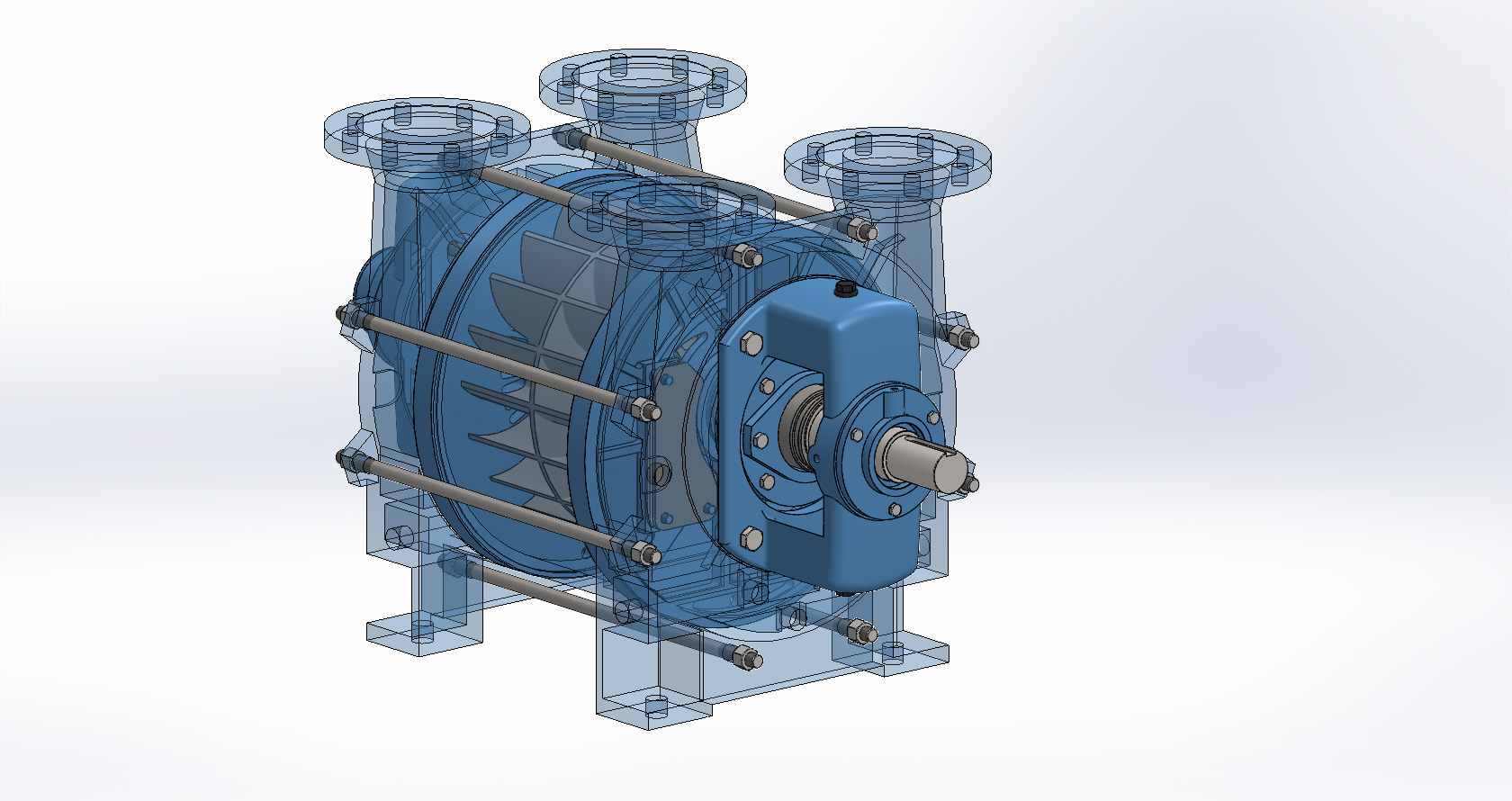 V Belt Vacuum Pump V带真空泵