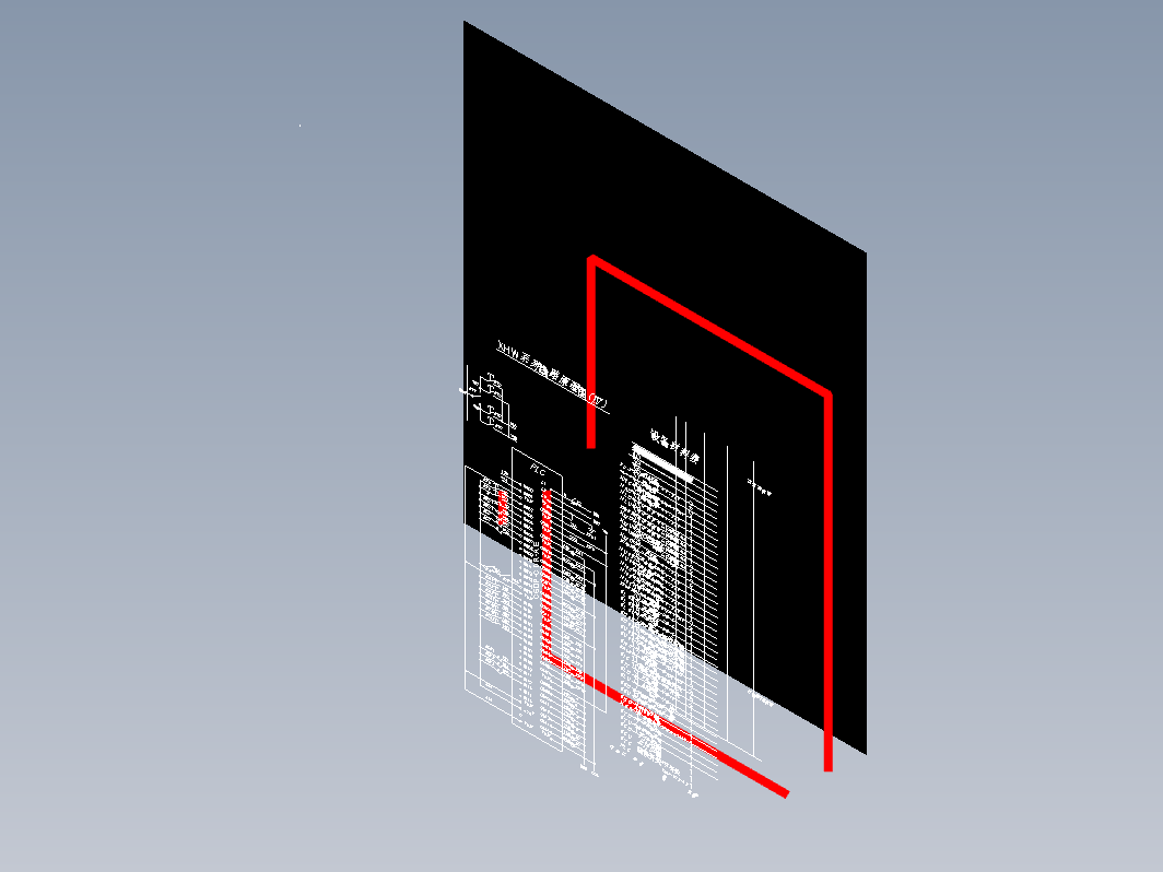 PLC控制交流双速电梯电气图