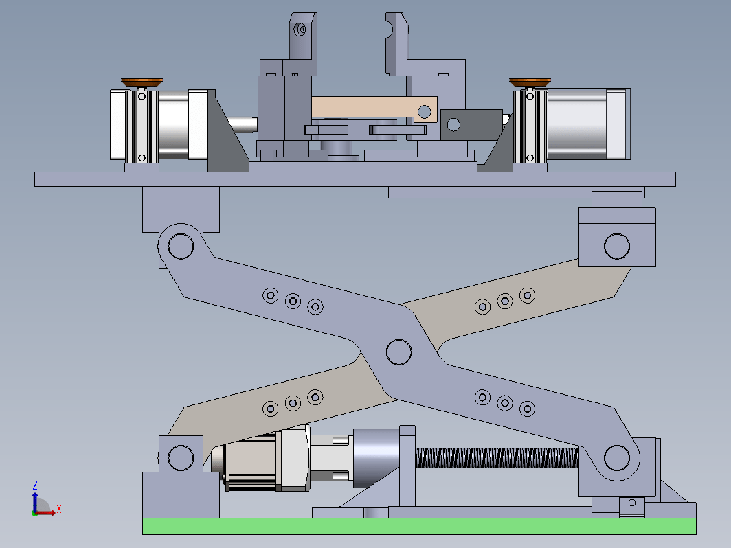 三爪夹具升降平台SW