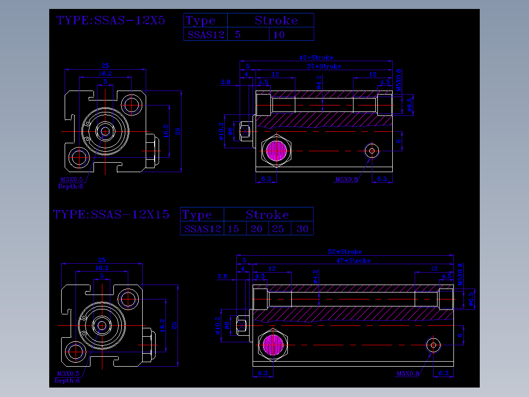 SDA气缸 83-SSA-12-SN