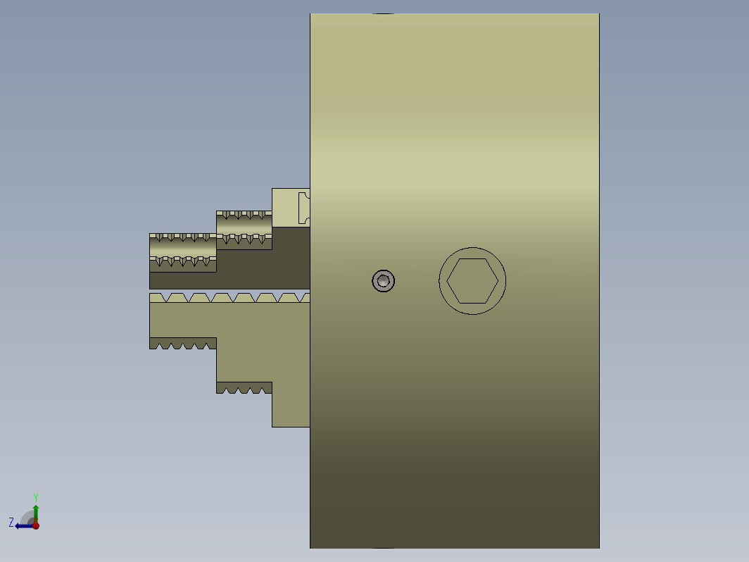 车床车头设计建模