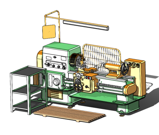 Lathe Machine 1K62车床缩略图