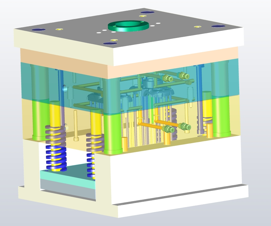 玩具相机前壳注塑模具设计含三维+CAD+说明书