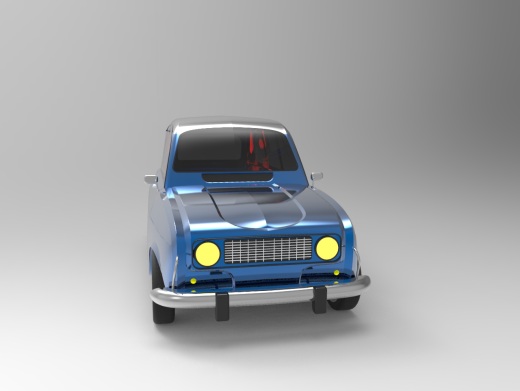 Renault-4l轿车外形设计缩略图