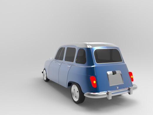 Renault-4l轿车外形设计缩略图