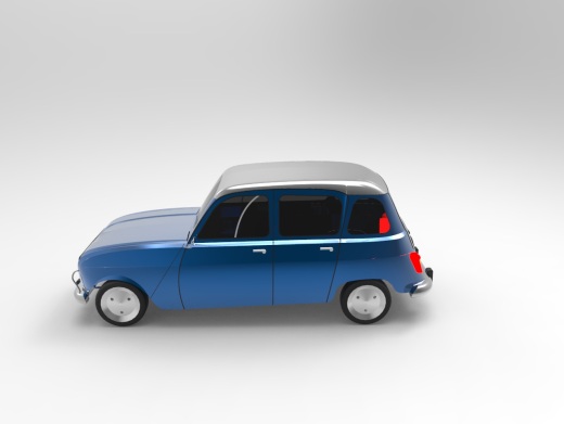 Renault-4l轿车外形设计缩略图