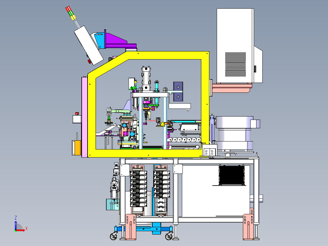 汽车座椅手动滑轨锁夹器组装机