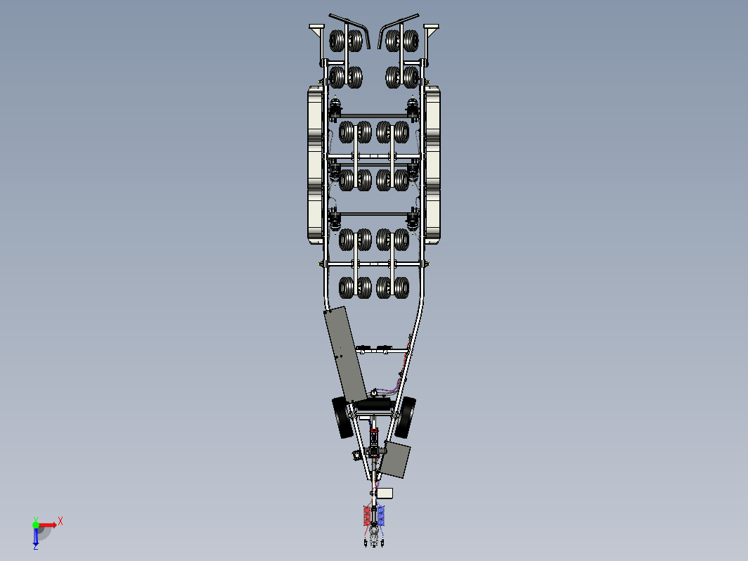 tri-axle船用拖车