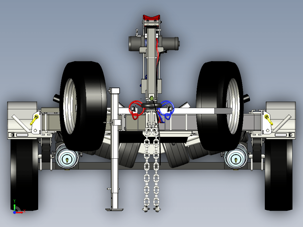 tri-axle船用拖车