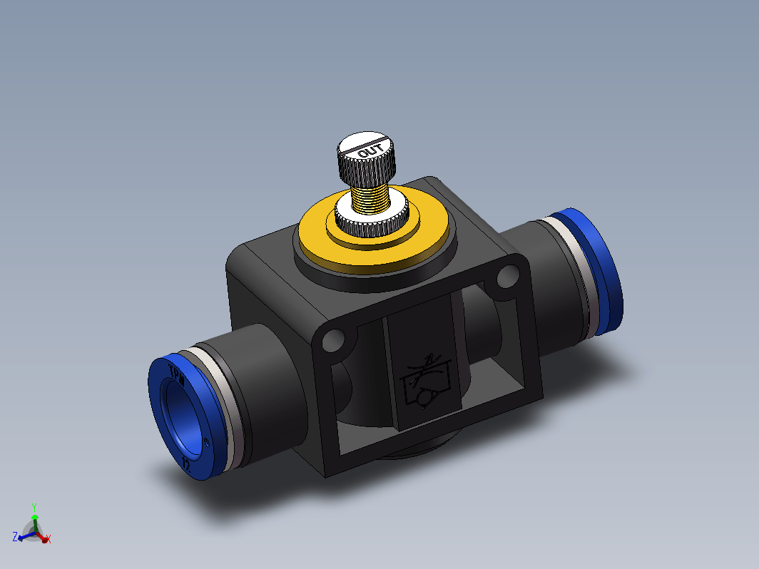 LSA-12限流阀（气管直径12mm）