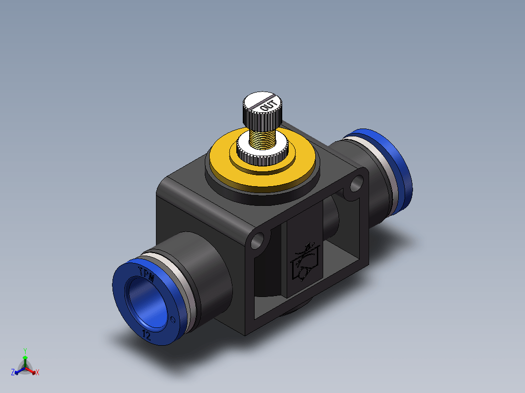 LSA-12限流阀（气管直径12mm）