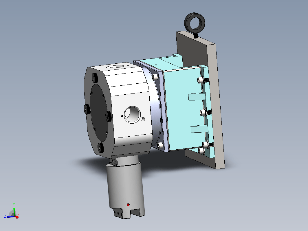 CNC 数控机床转台机构