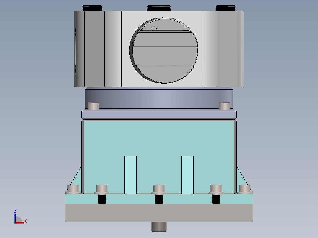 CNC 数控机床转台机构