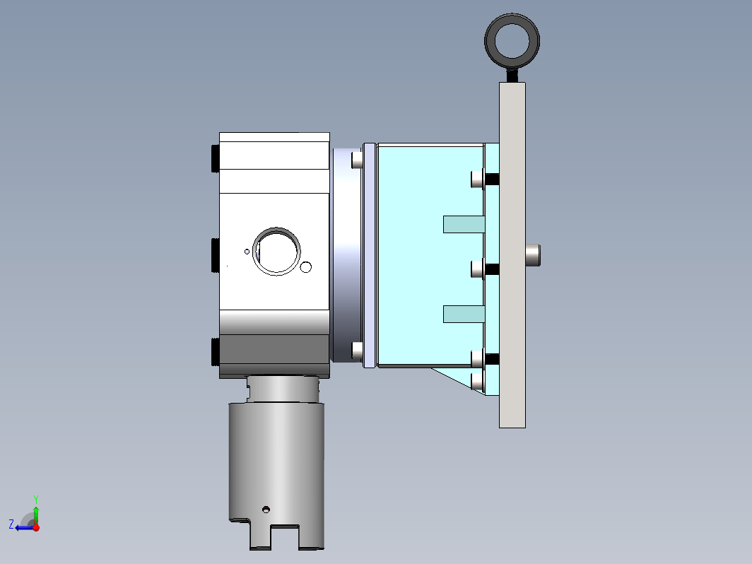 CNC 数控机床转台机构