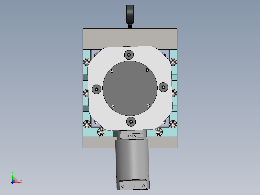 CNC 数控机床转台机构