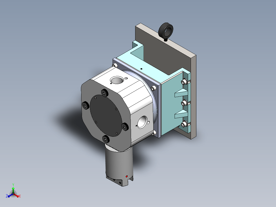 CNC 数控机床转台机构