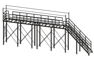 钢结构桥模型