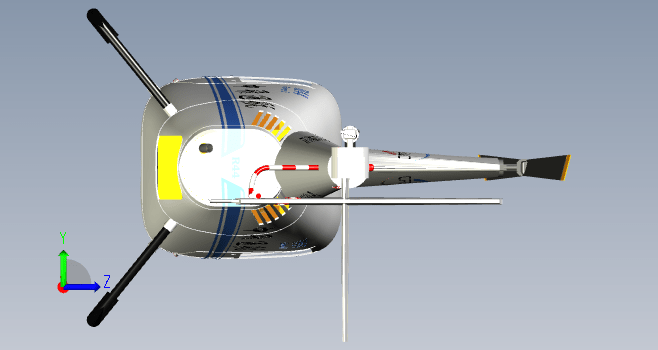 罗宾逊R44一比一尺寸模型