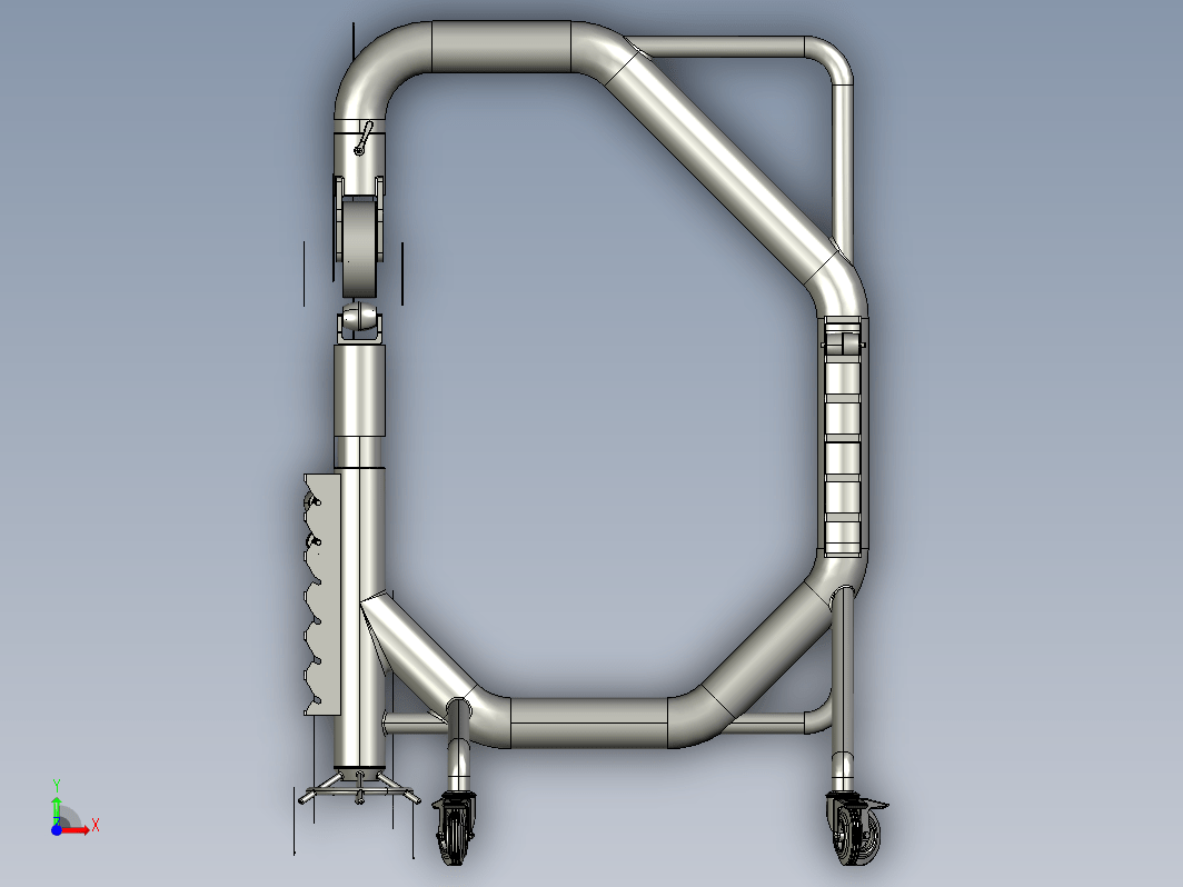 脚轮制造机3D模型