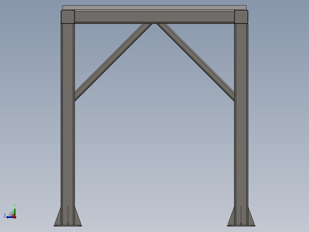 钢架工作台