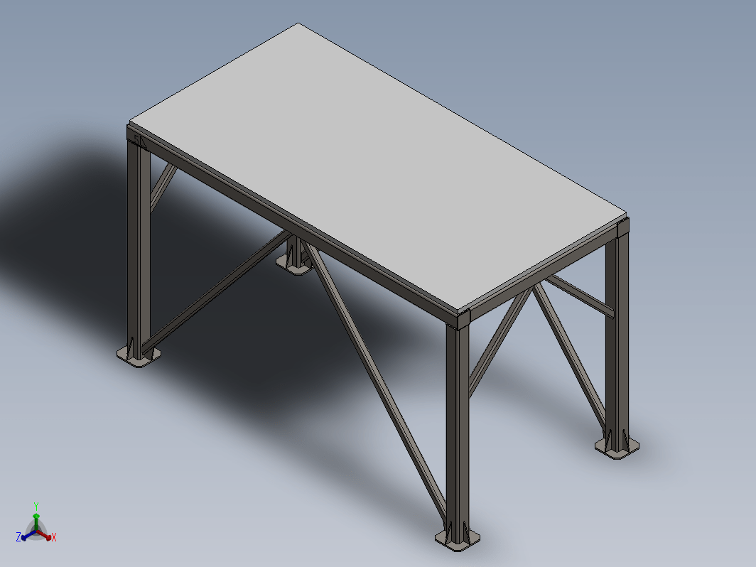 钢架工作台