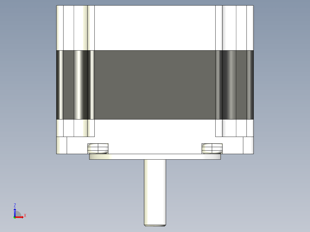 步进电机3D图57J1841-420-SX