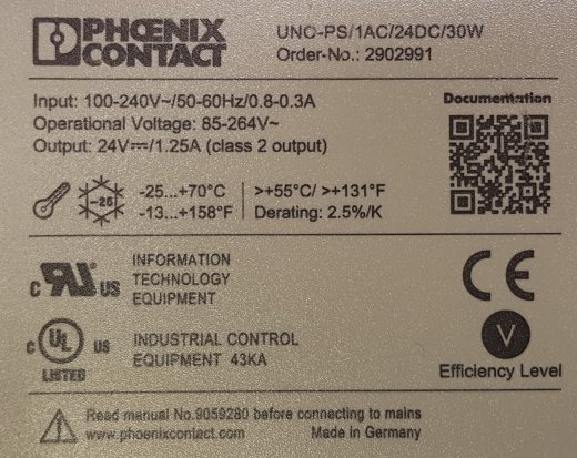 Din导轨式电源装置，UNO-PS1AC24DC30W，PN2902991缩略图