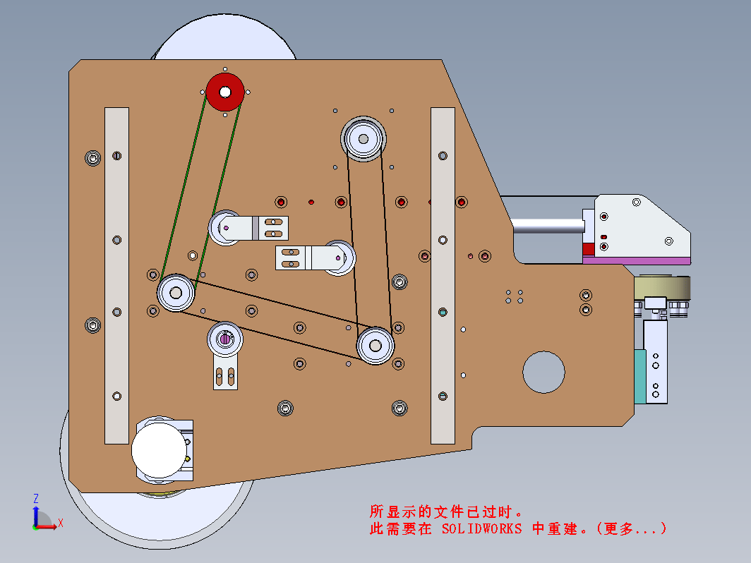 贴标模组剥离模组