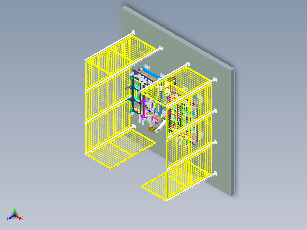 工业防护栏机器人自动化焊接工作站设计