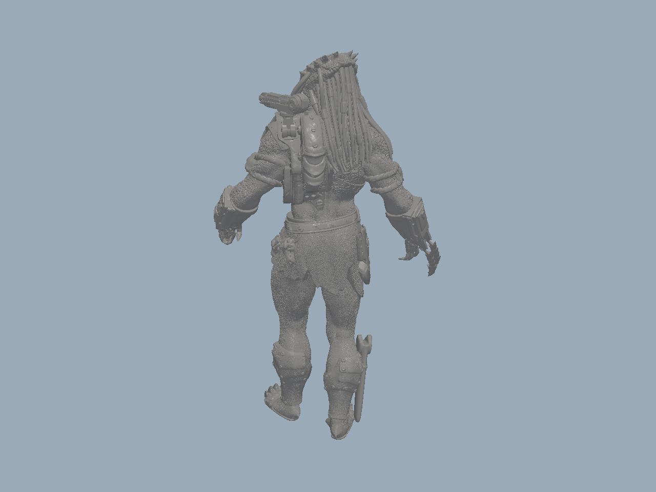 铁血战士 Predator 高精度3D打印模型