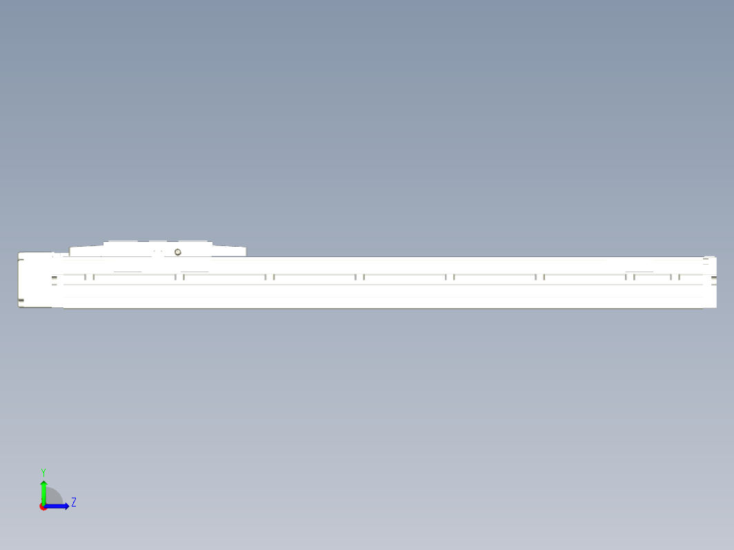 轨道内嵌式螺杆滑台KGH12-500-BR-400W-C4