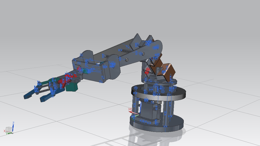robotic arm 3d model机械臂
