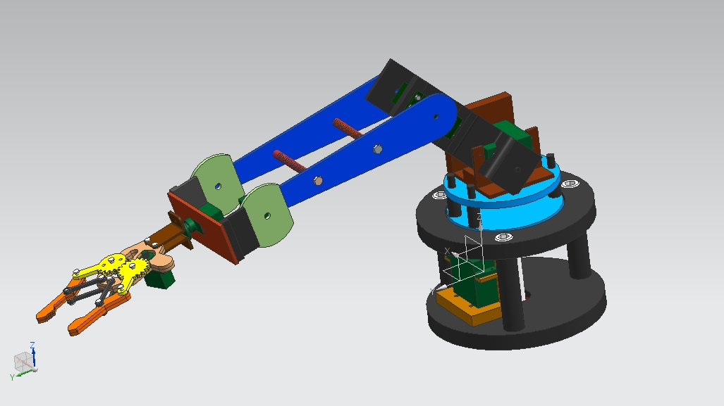 robotic arm 3d model机械臂